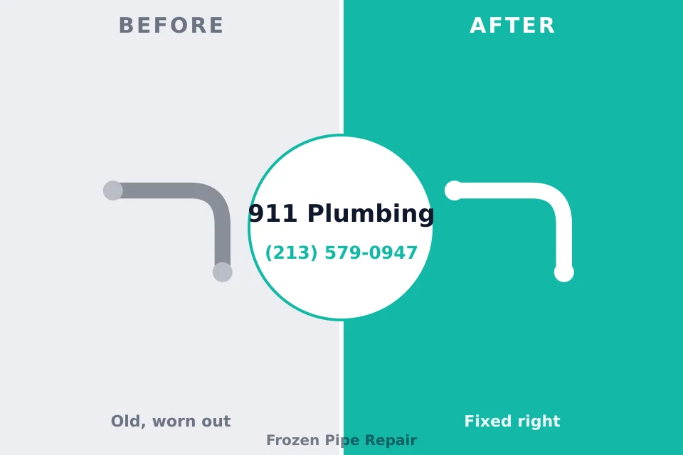 Before and after: plumbing repair Pahala, HI